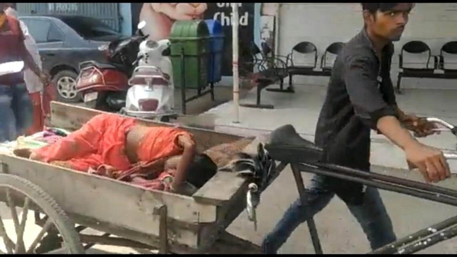 साइकिल गाड़ी में एचआईवी मरीज की जांच : गाजियाबाद में एमएमजी अस्पताल के कर्मचारी सूप में