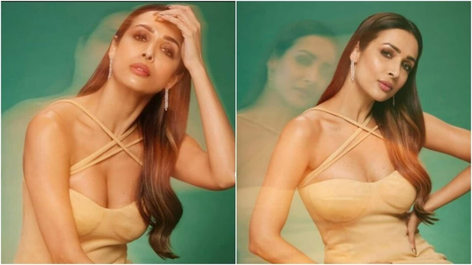 मलाइका अरोड़ा ने एक शानदार न्यूड गाउन में पोज़ दिया, ‘वादे के अनुसार’ बिरयानी ली |  फैशन का रुझान