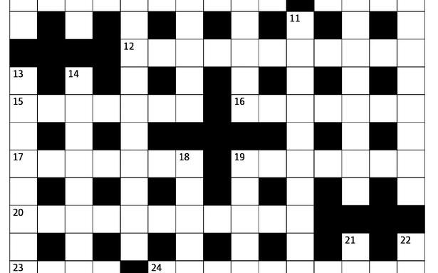 संडे क्रॉसवर्ड नंबर 3212