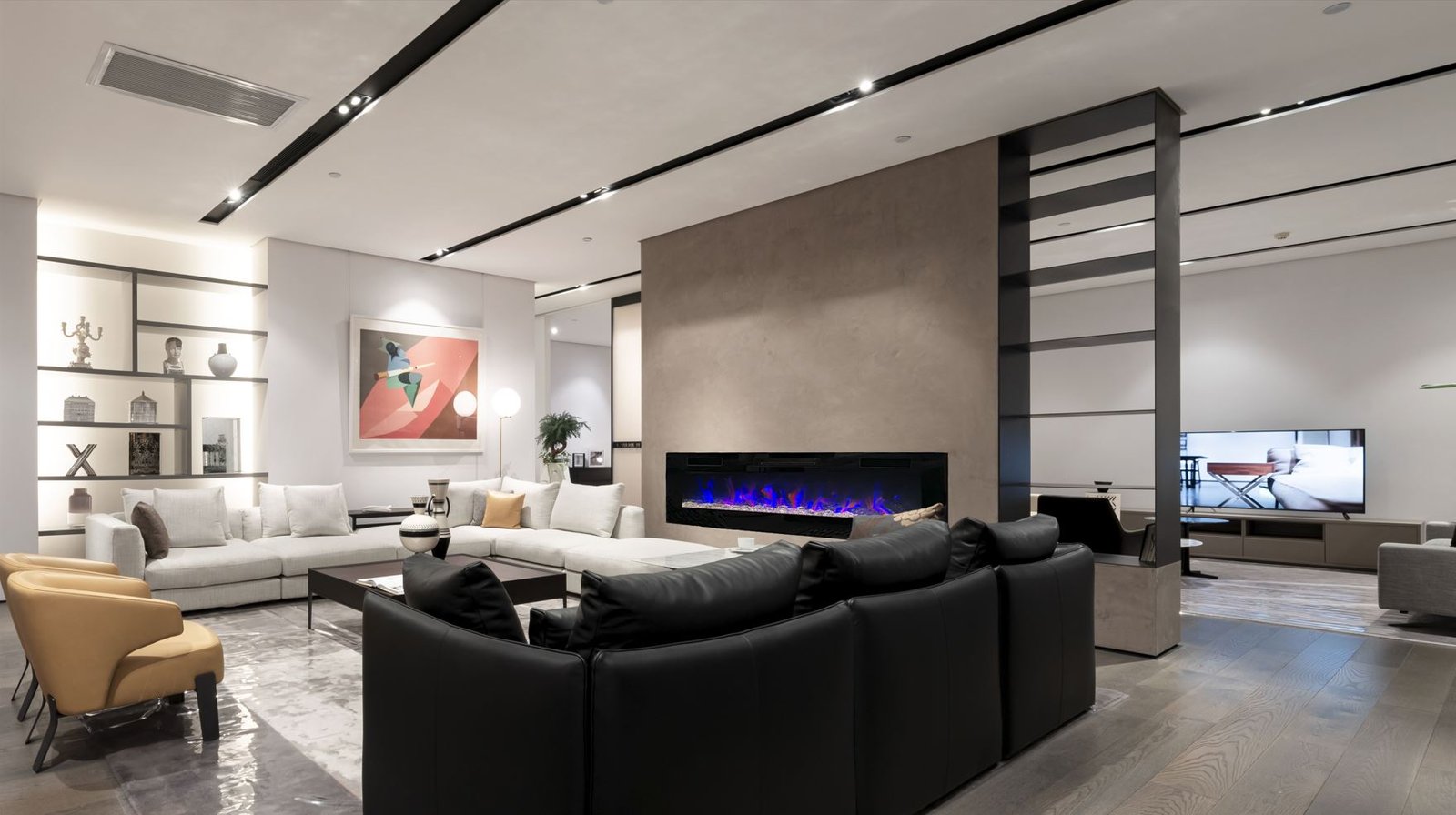 मेस के बिना, एक वास्तविक फायरप्लेस का आरामदायक रूप और अनुभव जोड़ें