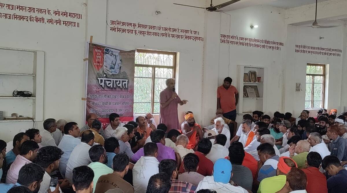 ‘हिंदू दलितों के नाम से चलाओ’: मानेसर में पंचायत ने मुस्लिम व्यवसायों के आर्थिक बहिष्कार का आह्वान किया