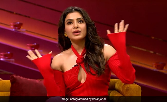 कॉफ़ी विद करण 7 ट्रेलर: करण जौहर “अनहैप्पी मैरिज” का कारण है, प्रति सामंथा रूथ प्रभु।  बक्शीश