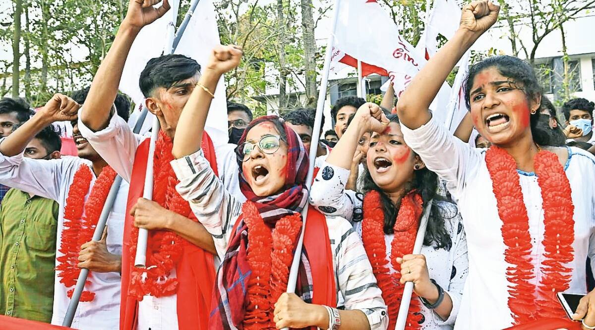 स्वतंत्रता दिवस के अवसर पर एसएफआई ने कार्यकर्ताओं को जुटाने के लिए रैलियों की योजना बनाई