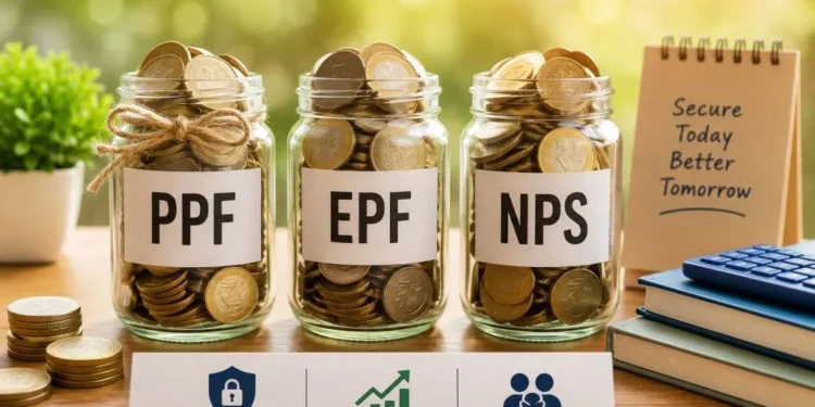 PPF vs EPF vs NPS: रिटायरमेंट के लिए कौन बेहतर? PPF vs EPF vs NPS: रिटायरमेंट के लिए कौन बेहतर?